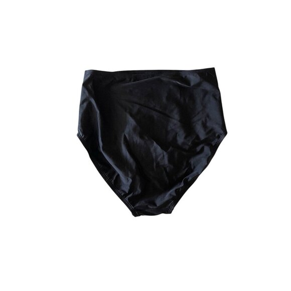 Beyond Control Black High-Waisted Swim Bikini Bottoms Size 8 NWT $63 - Picture 2 of 3